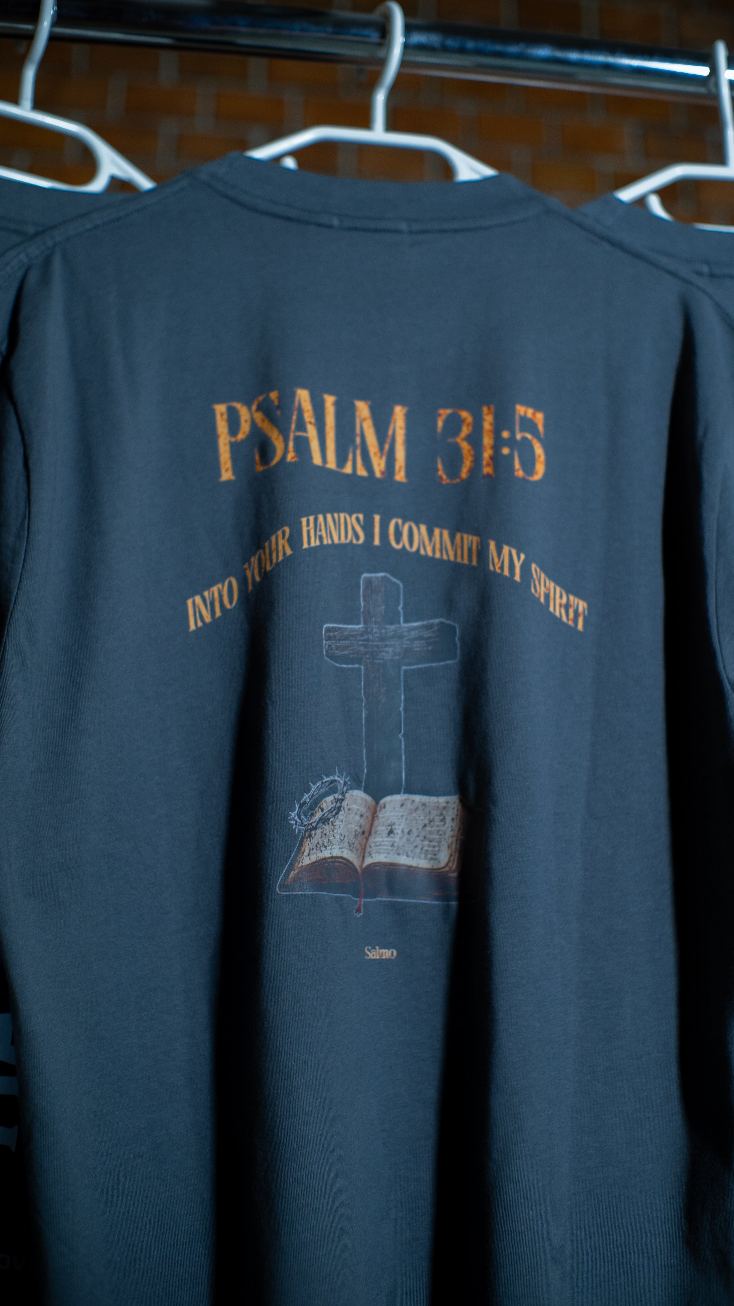 Psalm 31:5 - Szürke - Oversize póló