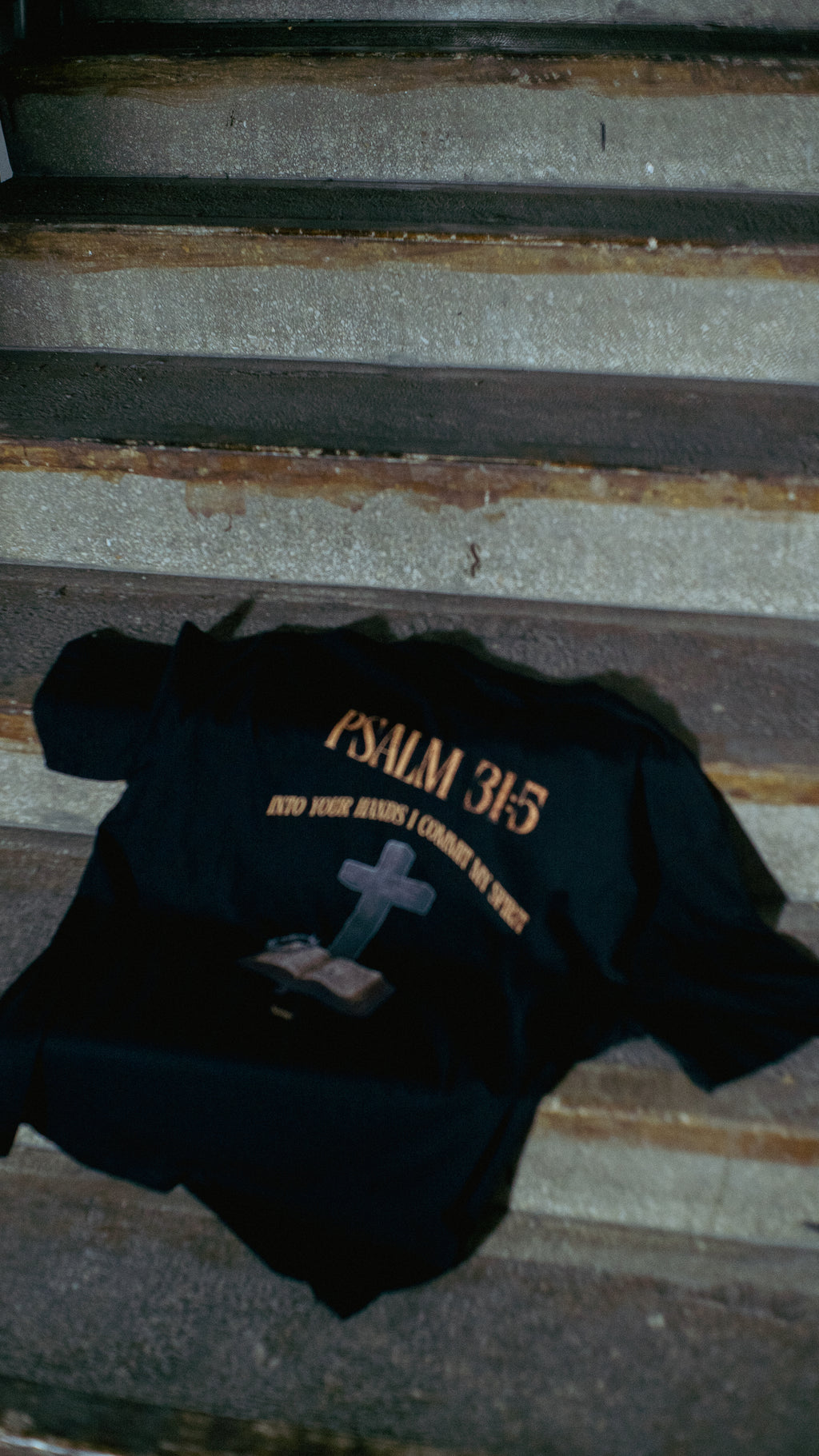 Psalm 31:5 - Fekete - Oversize póló